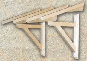 Auvent en bois